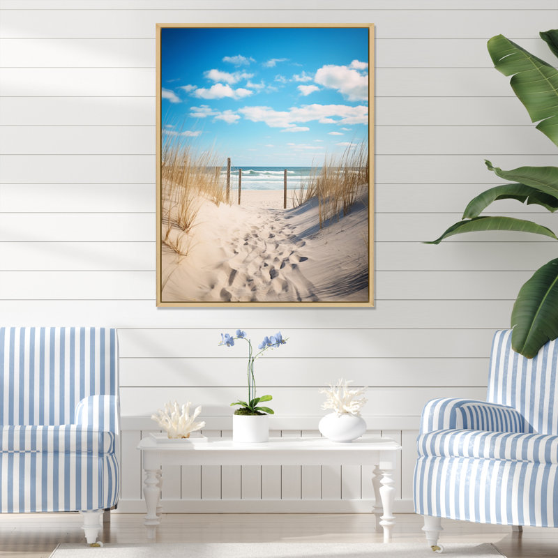 Dunarragan Bath To The Ocean I, photographie sur toile, H 32 po x l 16 po x P 1 po, Naturel