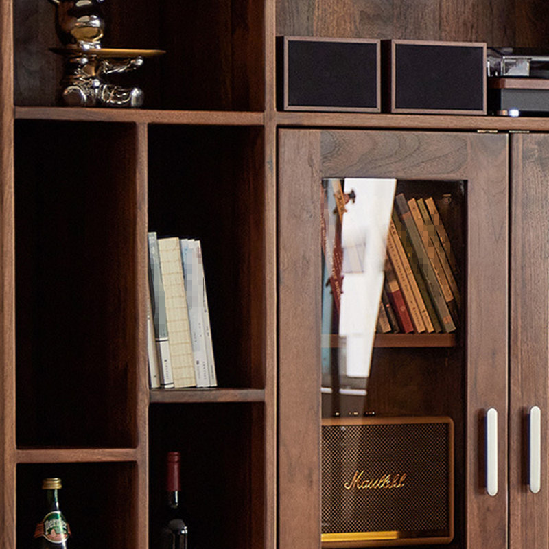 Pure solid wood bookcase