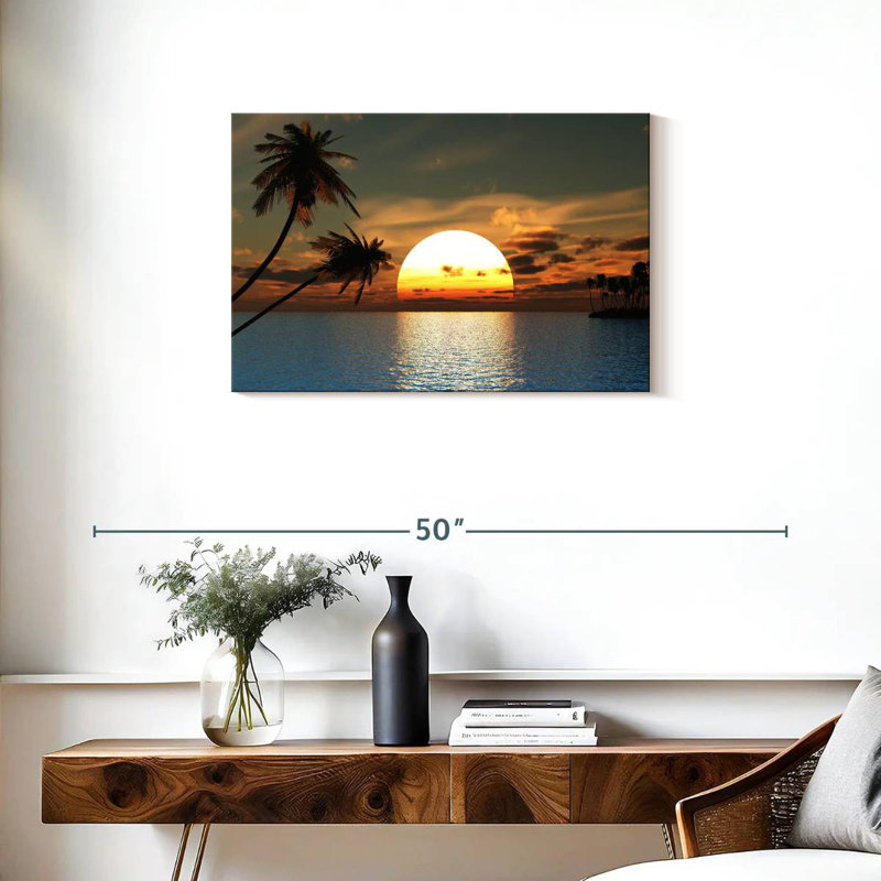 Gillard Ocean Palms Sundown, H 20 po x l 30 po