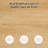 Modern 5-Piece Solid Wood Dining Table Sets For 4, Kitchen Table Set With 4 Upholstered Chairs-1340643382-1340643376