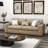 Latitude Run® Caro Leather Upholstered Sofa-374482100