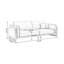 Coussin de canapé standard en similicuir noir-1400018952