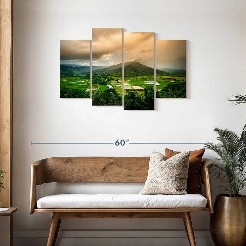 Alvord Hanalei Valley Fields, H 27 po x l 43 po