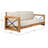 Vella 83.5" Wide Teak Patio Sofa with Cushions