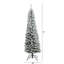 Arbre de Noël artificiel pin floqué-1428661063