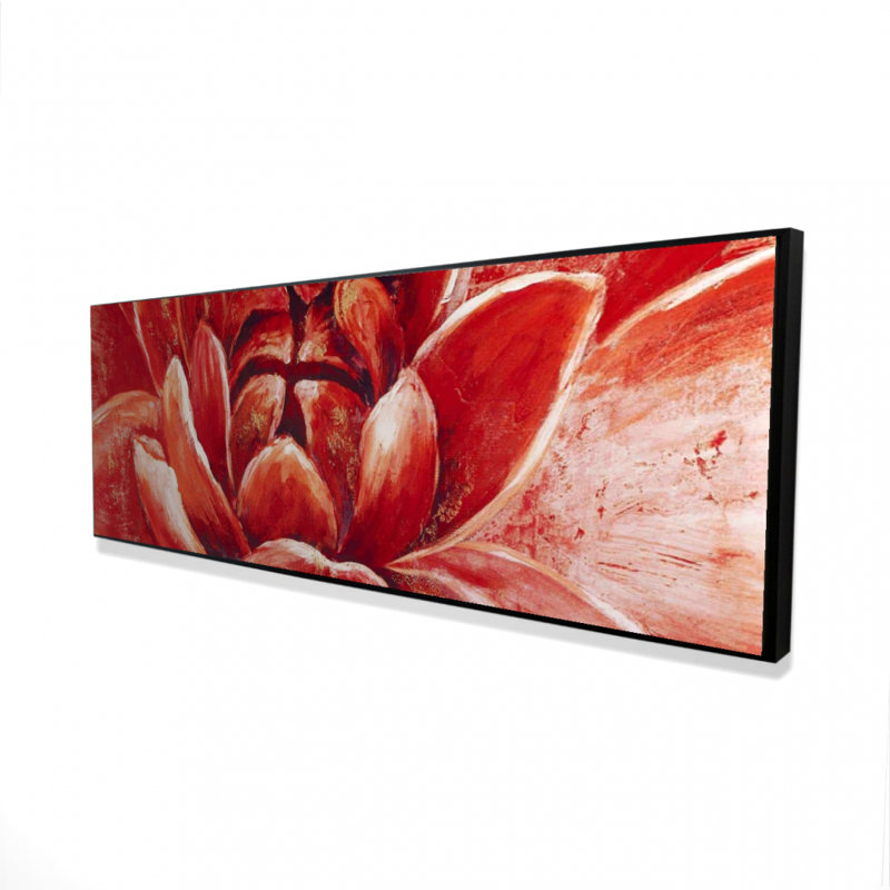 «Red Chrysanthemum» sur, H 20 po x l 60 po