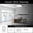 2X2 Ft Surface Mount Ceiling Light Panel – Slim, Edge Lit, Flush Mount Flat Panel-107362431