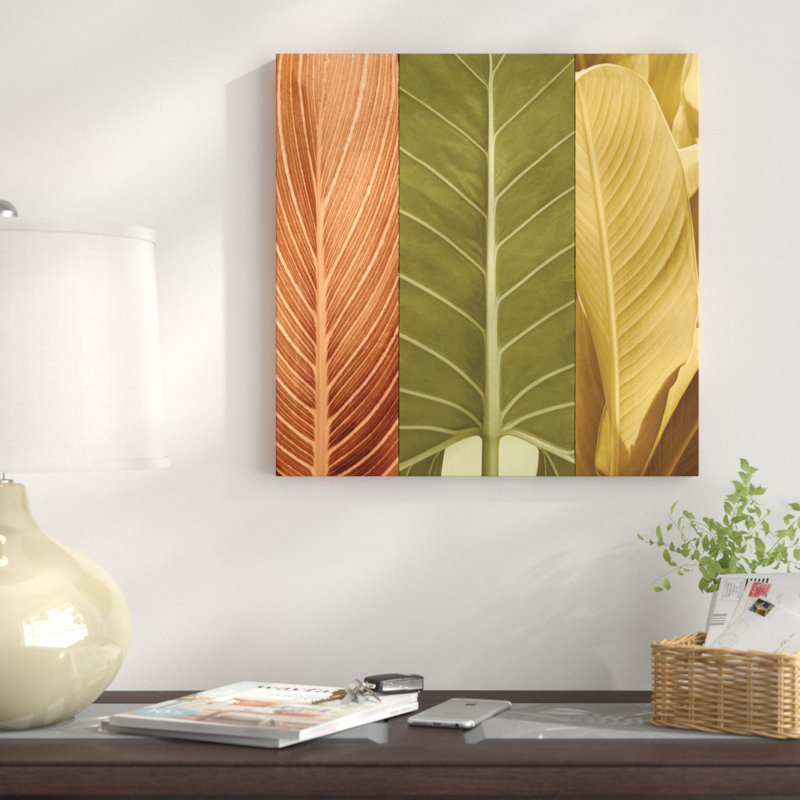 « tropical trio i », impression sur toile, H 18 po x l 18 po x P 1,5 po