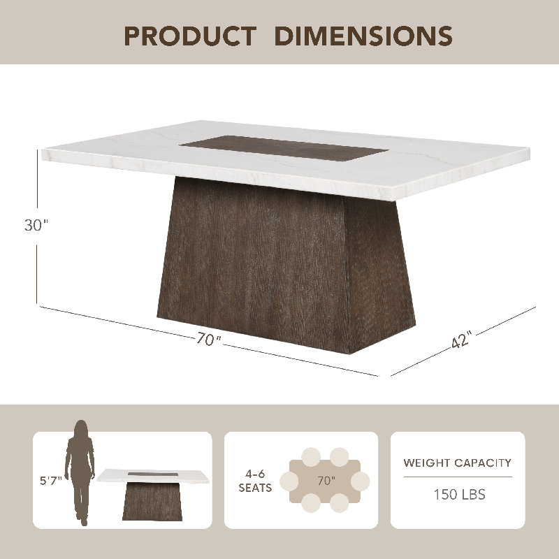 Witney Marble Dining Table