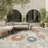 Shila  Ivory Rose Outdoor Rug-2088566121
