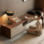 Walnut & Rubber Wood TV Stand-886727179