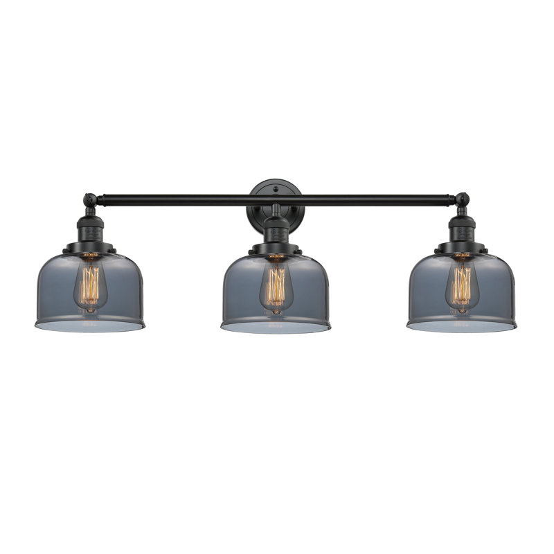 Placencia 3 - Light Dimmable Vanity Light, Plated Smoked, Oil Rubbed Bronze, 6 Watt Vinage LED Bulb
