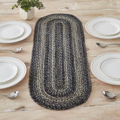  Round Geometric Jute Table Runner