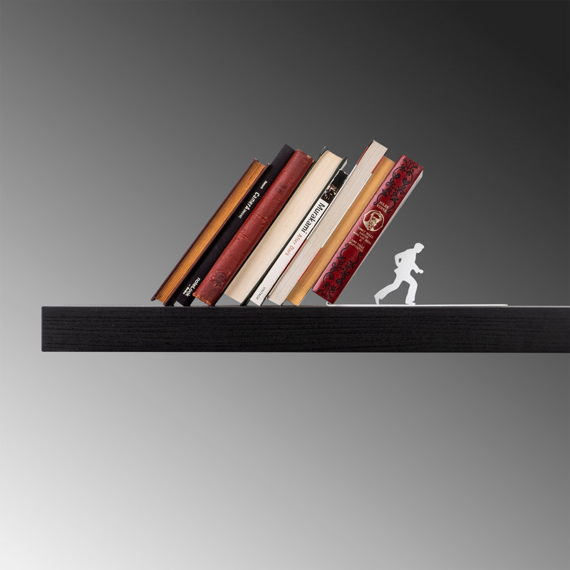 Serre-livres en métal, Blanc