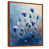 Toile avec cadre flottant brun