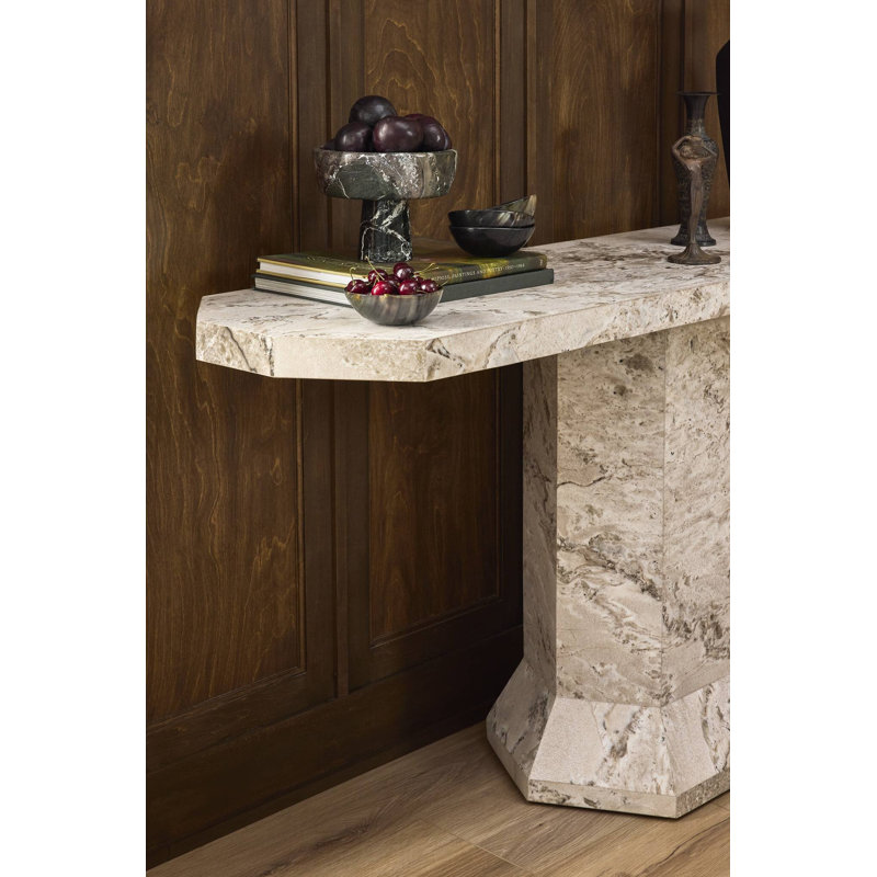 Argos 65'' W Marble Console Table