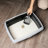 IRIS Open Top Cat Litter Box With Scoop, Plastic Pan, Black