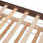 Lit simple avec lit gigogne, cadre de lit plateforme avec tête et pied de lit, pour un petit espace de vie dans la chambre à coucher, aucun sommier nécessaire, espresso (nouveau SKU: W504P148534)-1807660553