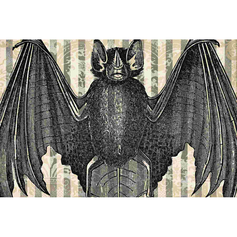 «Creepy Bat», impression sur toile tendue, H 32 po x l 48 po