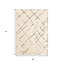 Tapis crème 5 pi x 8 pi