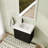 Deveon 24 " W Wall Mounted Wall Mounted 1 Single Vanity Bathroom Vanity With Resin Top-1211322147