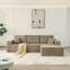 Canapé modulaire 110 po avec repose-pieds Cloud-1973056457