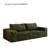 Boneless 71" 2-Seater Corduroy Sofa, Deep Seat Couch, No Assembly Required-1969030419