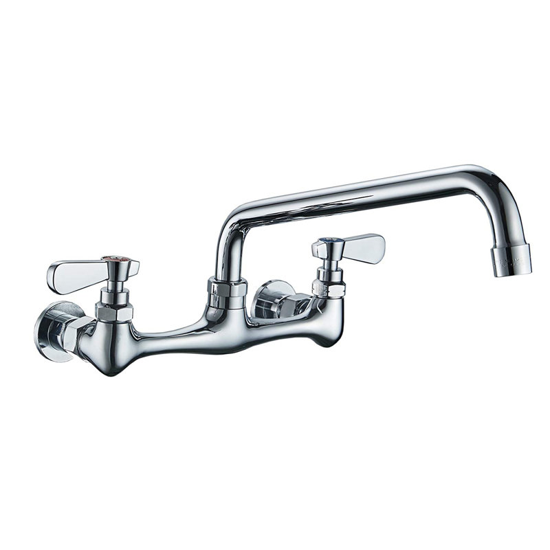 VIBRANTBATH Kitchen Faucet, Polished Chrome-8 Inches, 10