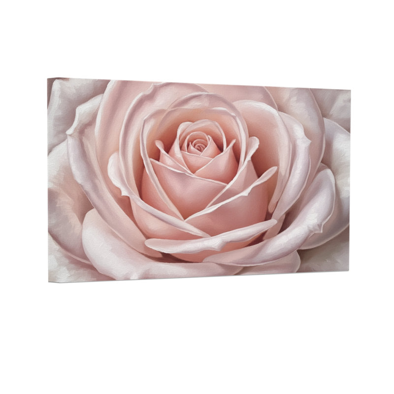 Plantes et fleurs, impression de motif floral rose, H 12 po x l 18 po