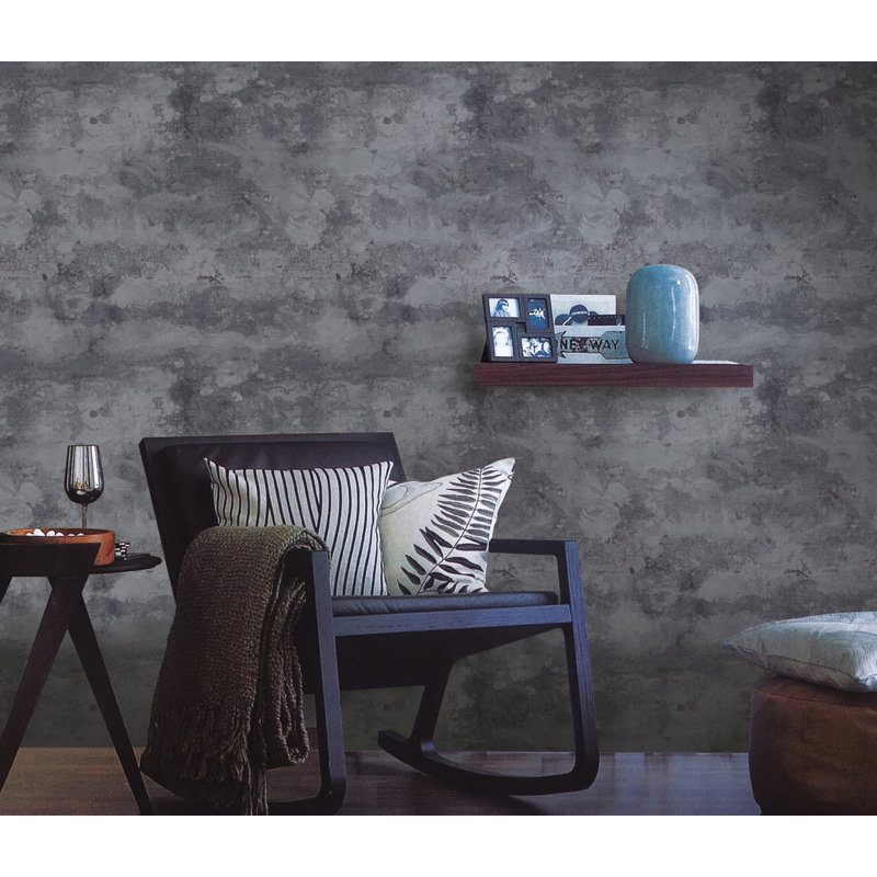 Elegance Collection Abstract Perfect Storm Shimmer Finish Wallpaper Roll, Teal Green