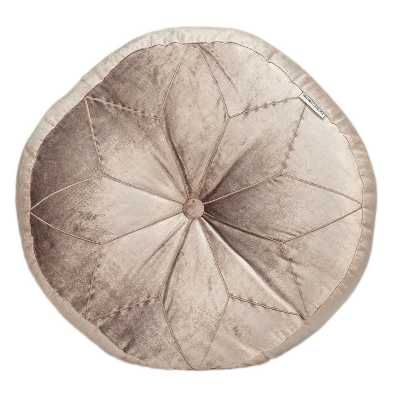 Viscose Velvet Throw Pillow, Taupe