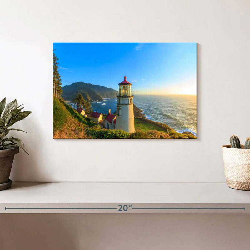 Heceta Head Lighthouse, 8" H x 12" W