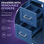 Meuble-lavabo 4 tiroirs avec porte-serviettes Heywood-1245188217