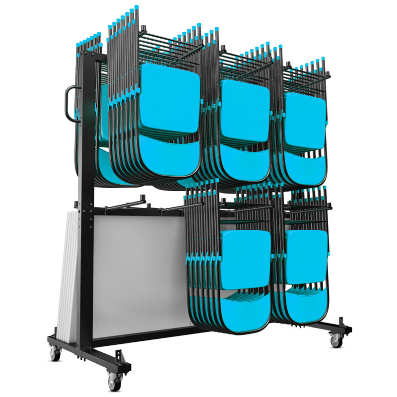 Hawkins Capacity Utility Cart, 73.5" H x 71.5" W x 33.5" D
