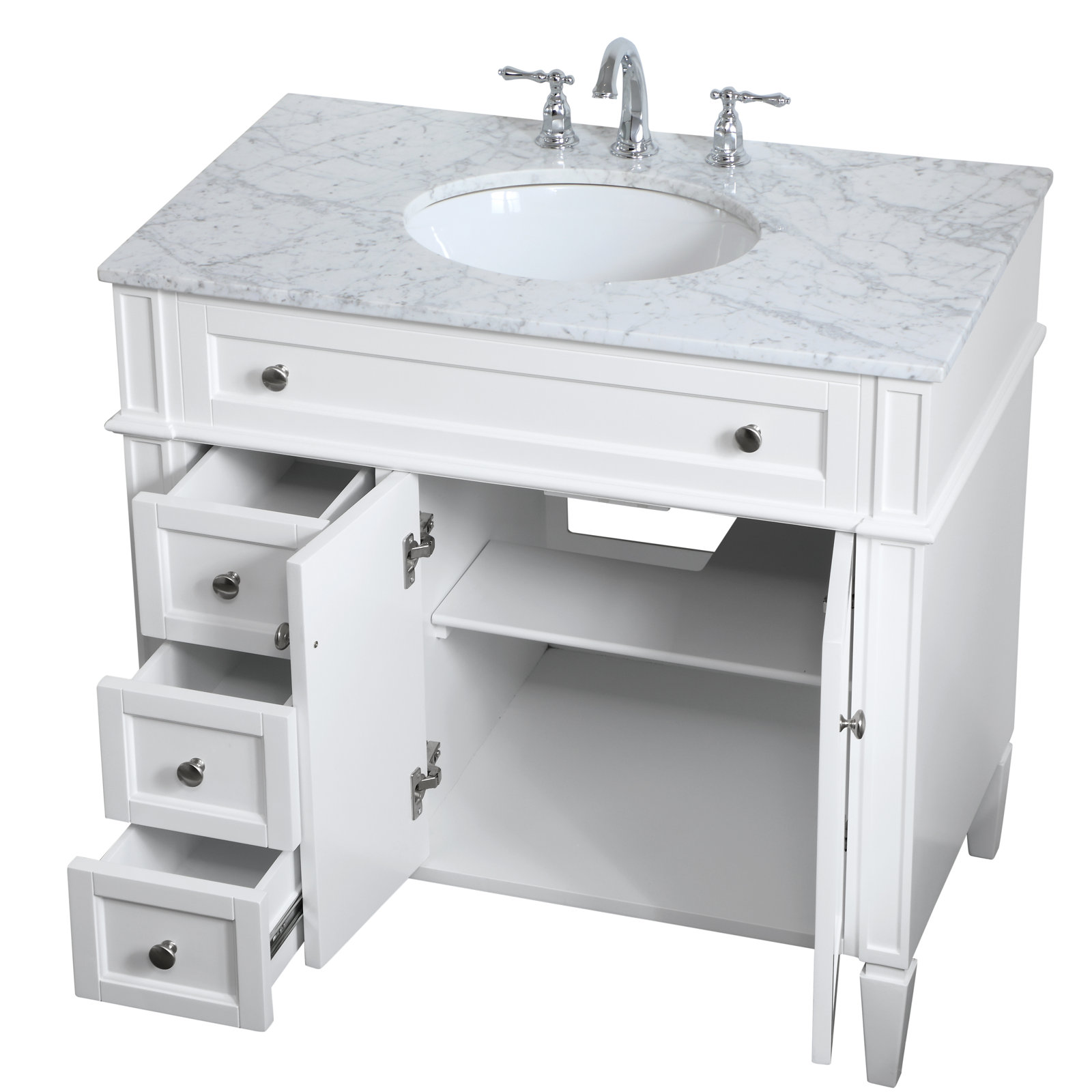 Rivers 36'' Single Bathroom Vanity, White