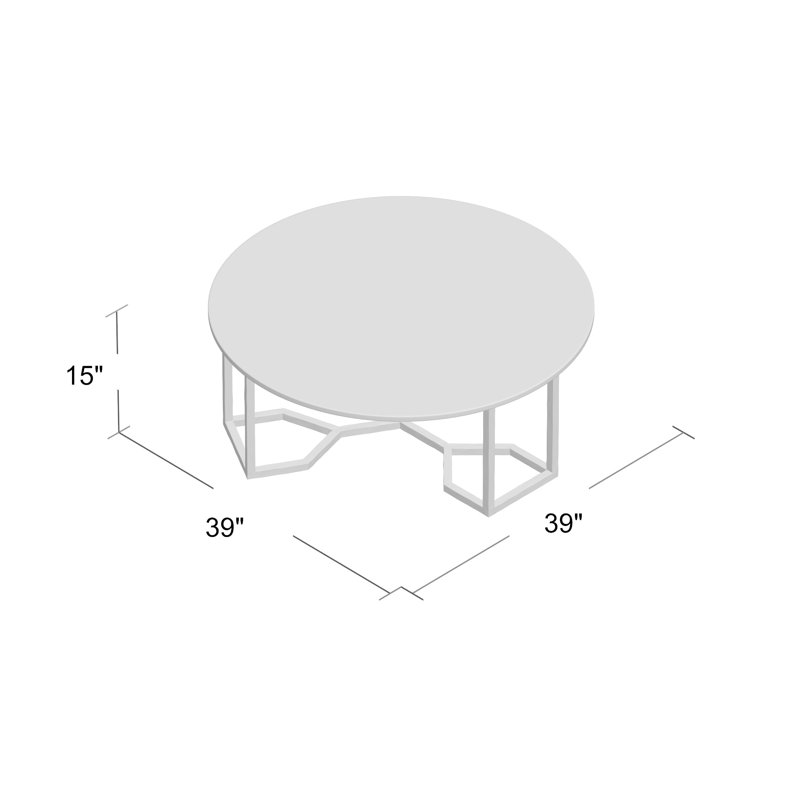 Genuine Marble Single Coffee Table