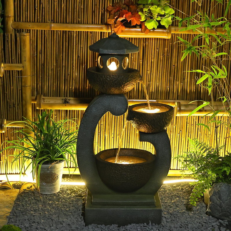 Wisley Handcrafted Weather Resistant Floor Fountain