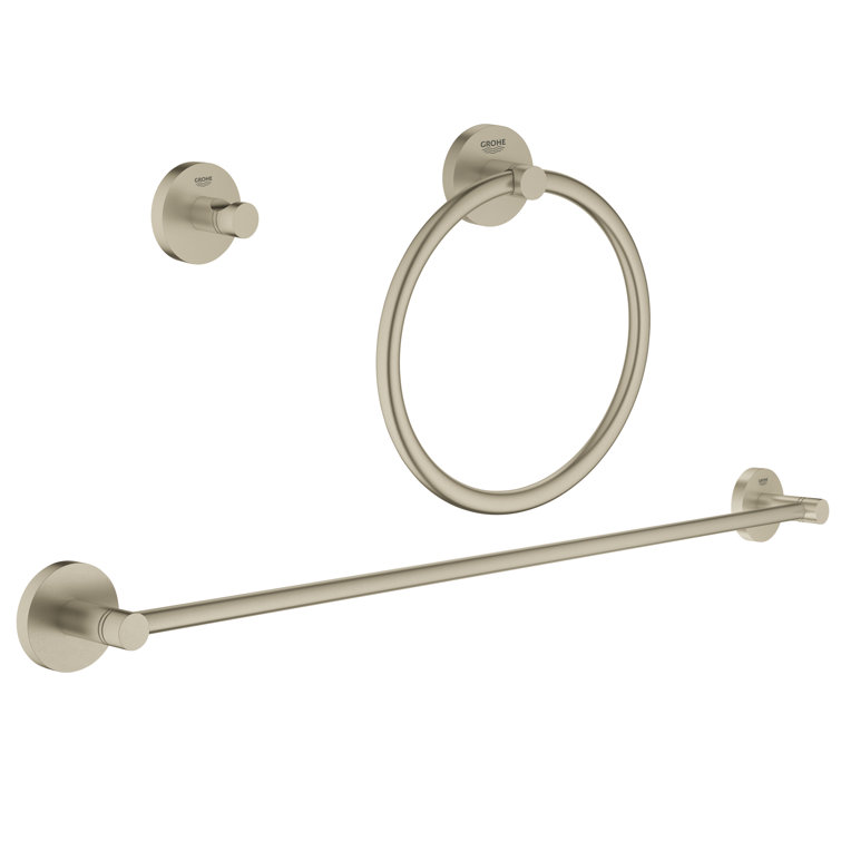Essentials 3 Piece Bathroom Hardware Set
