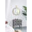 Circle Wall Mirror With Iron Frame-1453768887