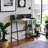 Rustic Oak With Black Finished Legs Writing Desk