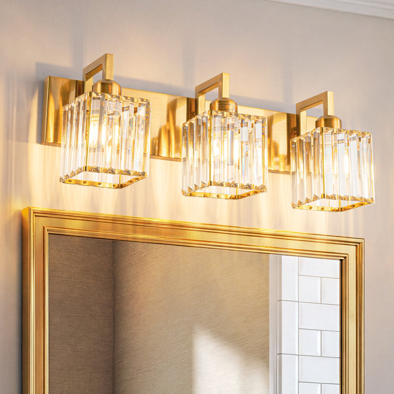 Kyneisha Vanity Light, Gold, 3 Lights