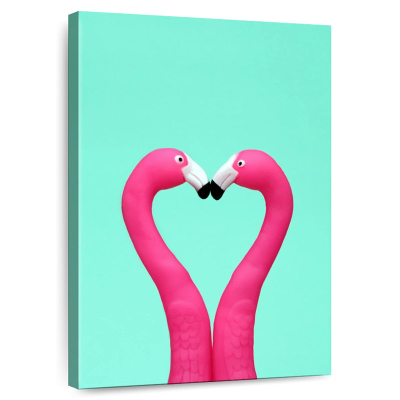 Jolis flamants roses, 39" H x 26" W