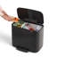 Brabantia Bo 11 Litre + 23 Litre Pedal Bin with Two Inner Buckets-31017644