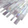 Aurora Interlocking Glossy Glass Linear Mosaic Tile