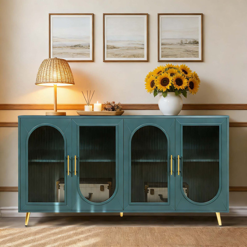 Armoire de rangement et tablettes réglables, Marine