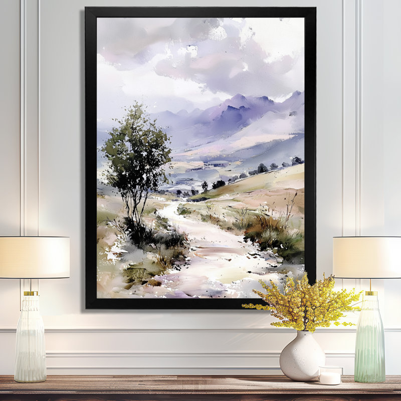 The Scottish Highlands - Royaume-Uni, art mural, H 20 po x l 12 po, Reproduction encadrée d'une seule photo sans pass, Noir