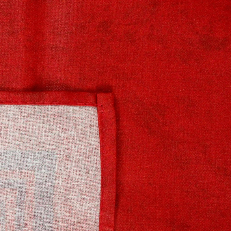 Bonnetsville Floral 100% Cotton Tablecloth, Crimson Red, 7