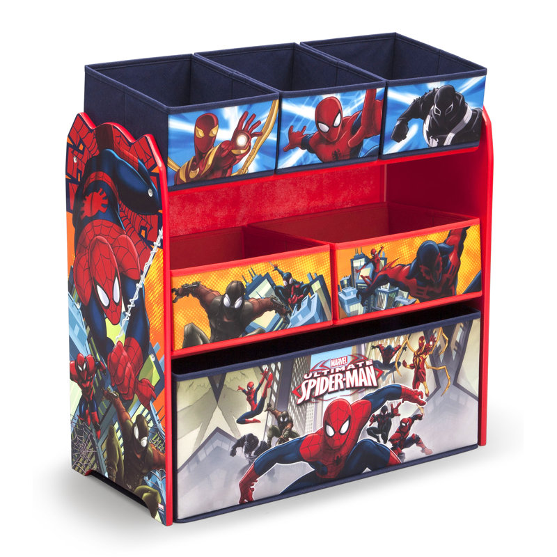 Spider-Man Toy Organizer with Bins