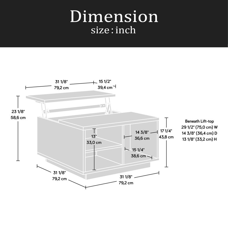 Lift-Top Coffee Table