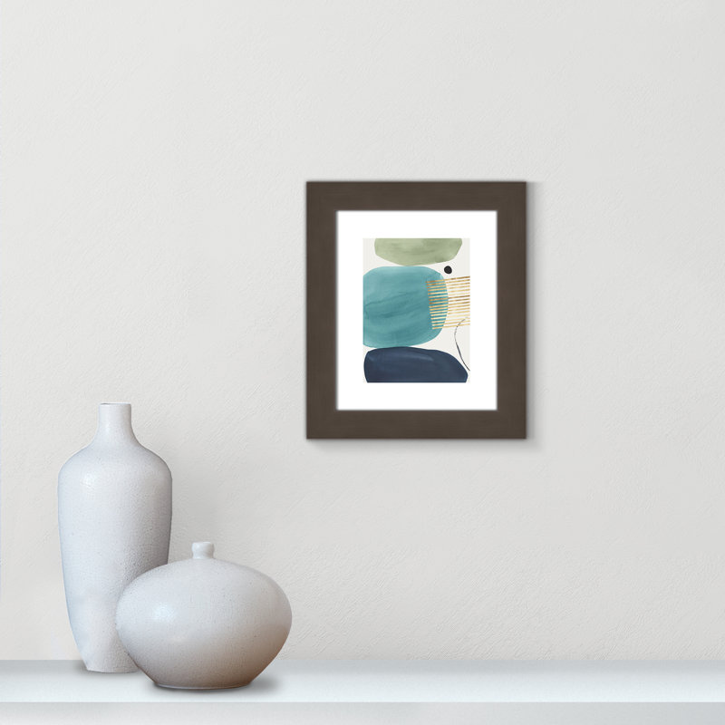 Pistachio Dreams - reproduction de cadre photo, Cadre bronze industriel brossé, H 43 po x l 31 po x P 1,25 po